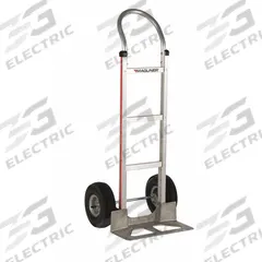 MAGLINER General Purpose Hand Truck: 500 lb, Flow-Back, Silver, Aluminum, Pneumatic, 48 in Handle Ht (MPN HMK111UA4). Key specifications — Brand: MAGLINER.