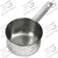 TABLECRAFT PRODUCTS COMPANY Measuring Cup: Dry/Liquid, 1 C Capacity, Stainless Steel, Silver, Silver (MPN 724D). Key specifications — Dry/Liquid: Dry; Material: Stainless Steel; Color: Silver; Brand: TABLECRAFT PRODUCTS COMPANY; NSF Certified: No; Graduation Subdivisions: 1 cup.
