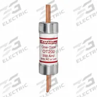MERSEN Fuse: Class K5, OT Series, Fast-Acting, 200 A, 250 V AC, 250 V DC, Non-Indicating (MPN OT200). Key specifications — Series: OT; Brand: MERSEN; Manufacturer Part Number: OT200.