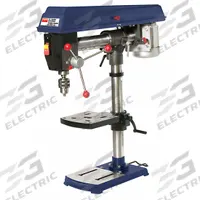 DAYTON Radial Bench Drill Press: Belt Drive, 120V AC, Fixed Speed, 600 RPM – 3,100 RPM, 3/4 hp (MPN 40PM15). Key specifications — attr73610: 33 in; attr73588: 3/4 hp; attr20311: DAYTON; attr20312: Benchtop; attr20466: No; attr20316: Belt; attr73607: 120V AC; attr73596: Single-Phase.