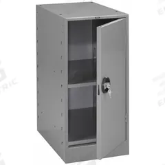 TENNSCO Cabinet Pedestal: Cabinet, Steel, 15 in Overall Wd, 24 in Overall Dp, Gray, 15 in x 24 in (MPN MS-1524 MED GREY). Key specifications — Material: Steel; Brand: TENNSCO.