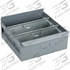 APPROVED VENDOR Drawer Bin: 11 in Overall Lg, 11 1/8 in x 4 1/2 in, Gray, Not Stacking Capable (MPN BX-1112). Key specifications — Stackable: Not Stacking Capable; Brand: APPROVED VENDOR; Includes Dividers: Dividers Included.