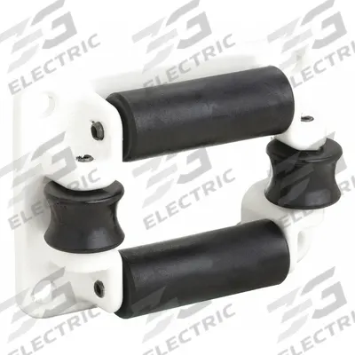 REELCRAFT Roller Guide: Plastic, White, Aluminum - Roller Guide Assemblies for Spring-Return Hose Reels