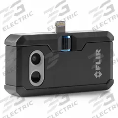 FLIR IR Smart Phone Adapter: -4°F to 752°F, 55° x 43°, 32°F Min Op Temp °F, 95°F Max Op Temp °F, Adj (MPN FLIR ONE PRO-iOS). Key specifications — Brand: FLIR; Infrared Resolution: 160 x 120; Emissivity Adjustability: Adjustable; Field of View: 55° x 43°.