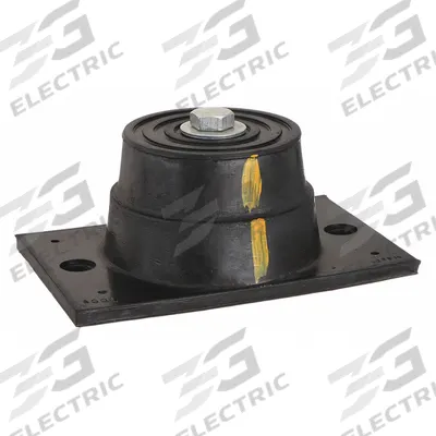 MASON Floor-Mount Vibration Isolator: Neoprene, 4,300 lb Capacity, 2 3/4 in Ht - Elastomer-Style Floor-Mount Vibration Isolators