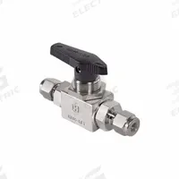 HAM-LET High Performance Ball Valve: 1/2 in, 316 Stainless Steel, Straight, Let-Lok x Let-Lok (MPN H6800SSL1/2PSS). Key specifications — Brand: HAM-LET; Handle: Locking Lever.
