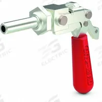 DE-STA-CO Straight Line Clamp: Through-Hole Base Mounting, Locking Horizontal Handle, 1.5 in Arm Lg (MPN 604-MMR). Key specifications — Plunger Thread: M8; Recommended Spindle Model No.: 207943; Brand: DE-STA-CO.