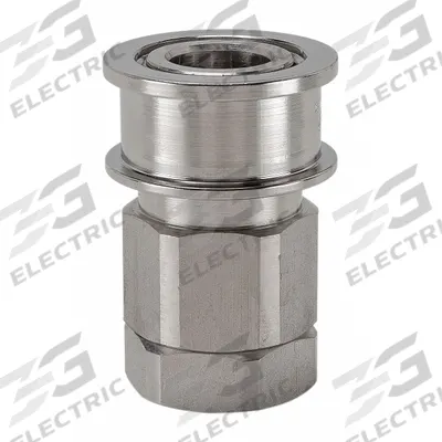 SNAP-TITE Hydraulic Quick Connect Hose Coupling: 3/8 in Coupling Size, 316 Stainless Steel - EA Series Hydraulic Quick-Connect Coupling Bodies