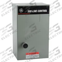 GE Magnetic Motor Starter: Non-Reversing, 3 Poles, NEMA Size 0, 9 A, 120V AC Coil (MPN CR306A102). Key specifications — Brand: GE; Coil Voltage: 120V AC; Phase: Three; Signaling Features: Pilot Light; Thermal Units Required: 3 Melting Alloy Units (Not Included).
