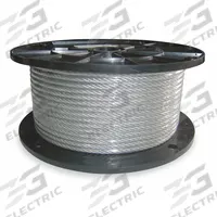 APPROVED VENDOR Wire Rope: Stainless Steel, 1 x 19, 100 lb Working Load Limit, 500 ft Overall Lg (MPN 2TAL7). Key specifications — End Type: Plain; Brand: APPROVED VENDOR.