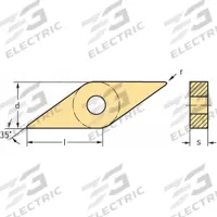 WALTER Diamond Turning Insert: VNMG331-MK5 WKK10S, VNMG160404-MK5 WKK10S (MPN 6361397). Key specifications — attr257732: VNMG331-MK5 WKK10S; attr257733: VNMG160404-MK5 WKK10S.