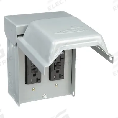 GE Unmetered Surface Power Outlet: 20 A, 120V AC, 5-20R - Unmetered Surface Power Outlets