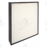 GRAINGER Minipleat Air Filter: 20 in x 20 in x 4 in, Synthetic, Plastic, No Header, MERV 14 (MPN 2GGA2). Key specifications — Brand: GRAINGER; Frame or Header Material: Plastic; Media Material: Synthetic.