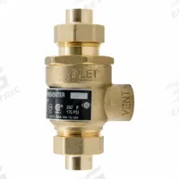 WATTS Backflow Preventer: 9D, 1/2 in Pipe Size, Sweat x Socket, 18.7 gpm Flow Rate, Brass, Rubber (MPN 1/2 9DS-M3). Key specifications — Brand: WATTS; Connection Type: Sweat x Socket.