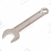 TEKTON Open End Wrench: Chromium Molybdenum Steel, Satin, 20 mm Head Size, 5 31/64 in Overall Lg (MPN WSE14420). Key specifications — attr309776: No; attr309781: Satin; attr309780: Chromium Molybdenum Steel; attr324939: TEKTON.