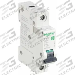 SCHNEIDER IEC Supplementary Protector: 50 A Amps, 60V DC, 10kA at 120/240V AC, Screw Clamp, C60SP, C (MPN M9F22150). Key specifications — Brand: SCHNEIDER; Terminal Connection: Screw Clamp; DC Voltage Rating: 60V DC; Max. AIR Rating: 10kA at 120/240V AC; Series: C60SP; AC Voltage Rating: 240/415V AC; Curve Type: C.