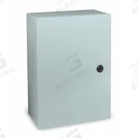 WIEGMANN Enclosure: Steel, 20 in x 16 in x 6 in, NEMA 12/13/3R/4, Solid Cover, Hinged (MPN N412201606C). Key specifications — Closure Method: 1/4-Turn Latch; Brand: WIEGMANN; Knockouts: Not Included.