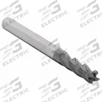 APPROVED VENDOR Square End Mill: Carbide, AlTiN Coated, 4 Flute, 4.5 mm Mill Dia, 16 mm LOC (MPN 206-001340B)