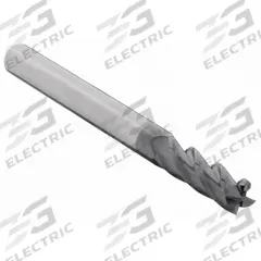 APPROVED VENDOR Square End Mill: Carbide, AlTiN Coated, 4 Flute, 4.5 mm Mill Dia, 16 mm LOC (MPN 206-001340B)