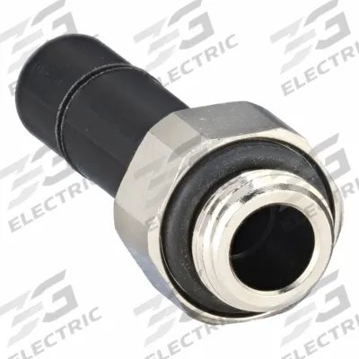 LEGRIS Push-Fit Adapter Fitting: 3/8 mm Pipe x 12 mm OD Size, BSPP x Push-to-Connect - Nylon & Nickel-Plated Brass Tube Fittings