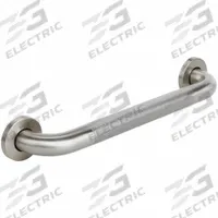 ENCORE Wall Grab Bar: Straight, 18 in Lg, 1 1/2 in Dia, Stainless Steel, Knurled Satin, ENCORE (MPN GBS15-4118-Q). Key specifications — Finish: Knurled Satin; Brand: ENCORE.