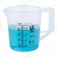 APPROVED VENDOR Beaker: Low Form, Printed Graduation, Polypropylene, Translucent, 100 mL (MPN 3654-100). Key specifications — Clarity: Translucent; Graduation Style: Printed; Body Color: Colorless; Brand: APPROVED VENDOR; Product Type: Beaker; Includes Graduations: Yes; Beaker Type: Low Form.