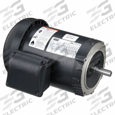 Dayton General Purpose Motor: C-Face Mount, Totally Enclosed Fan Cooled, 1/2 hp - C-Face 3-Phase General Purpose AC Motors