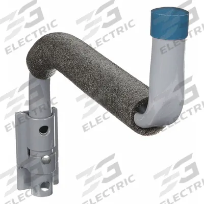 APPROVED VENDOR Hook: Nail-In, 50 lb Wt Capacity, 1 Points per Hook, Gray - Foam Padded Hooks