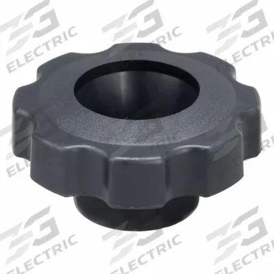 INNOVATIVE COMPONENTS Hand Knob: 8 Point, Plastic, M8 Thread, 22 mm Thread Lg - Snap-Lock 8-Arm Knobs