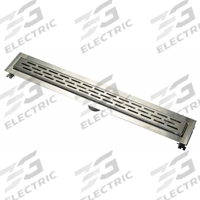ZURN Trench Drain: 36 in Overall Lg, 5 1/4 in Overall Wd, 4 1/2 in Overall Dp - Shower Trench Drain Systems