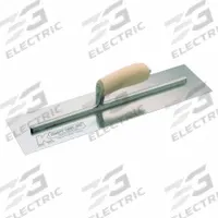 KRAFT TOOL Cement Trowel: Blade Material Carbon Steel, Blade Shape Square, 4 in Blade Wd (MPN CF217C). Key specifications — attr1008665: Camel Back; attr1005004: KRAFT TOOL; attr1008664: Wood.