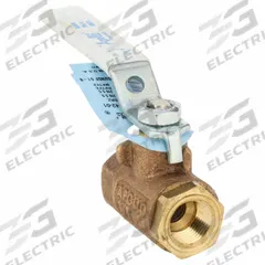 APOLLO Manual Two-Way Ball Valve: 3/8 in Size, Bronze, Straight, FNPT x FNPT, Std Port Ball Port (MPN 70LF14201). Key specifications — Brand: APOLLO; Handle: Lever.