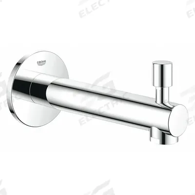 GROHE Bathtub Spout Diverter: 1/2 in Connection Size, NPT Connection - Bathtub Spouts with Pull-Up Diverters