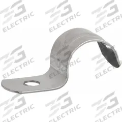 Conduit & Pipe Strap Clamp, One-Hole: 3/4 in Trade Size, 316 Stainless Steel, EMT (MPN S207001S00). Key specifications — Manufacturer Part Number: S207001S00; Compatible Conduit Trade Size: 3/4 in; Compatible Conduit Type: EMT; Compatible Nominal Conduit/Pipe Size: 3/4 in; Compatible Pipe Size: 3/4 in; Finish: Polished; Indoor/Outdoor Usage: Indoor/Outdoor; Material: 316 Stainless Steel.