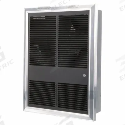 MARKEL Recessed Electric Wall-Mount Heater: 3000 W, 480V AC, Three Phase - Large Recessed Electric Wall Heaters