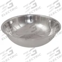 CRESTWARE Mixing Bowl: 1.5 qt Capacity, Stainless Steel, 7 7/8 in Outside Dia, Silver (MPN MBP01). Key specifications — Brand: CRESTWARE; Material: Stainless Steel.