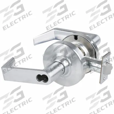 SCHLAGE Door Lockset: Office Lever Locksets, Chrome, ADA Compliant