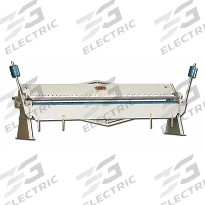 BAILEIGH INDUSTRIAL Sheet Metal Brake: Hand Lever : Top Edge Actuation + Finger, Angle Gauge - Manual Box & Pan Brakes