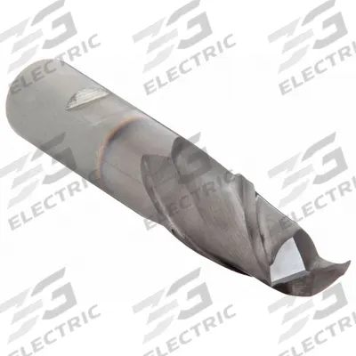 CLEVELAND Square End Mill: High Speed Steel, TiCN Coated, 2 Flute, 1" Mill Dia - General Purpose High-Speed Steel Square End Mills
