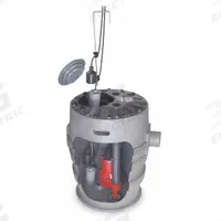 LIBERTY PUMPS Sewage Ejector System: 41 gal, 1/2 hp, 115V AC, 160 gpm Flow Rate @ 10' of Head, 4 in (MPN P372LE51/A2). Key specifications — Rated Voltage: 115V AC; Discharge Location: Top; Brand: LIBERTY PUMPS; Switch: Piggyback Tether Float.