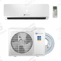 HESSAIRE Mini-Split Air Handler/Condenser: 4,000 BtuH to 12,000 BtuH, 400 sq ft – 600 sq ft, 115V AC (MPN H12TT1). Key specifications — Brand: HESSAIRE; Voltage: 115V AC; Special Features_Broad: Remote Control.