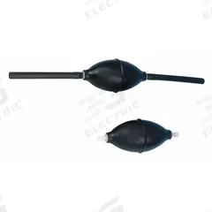 HEATHROW SCIENTIFIC Bulb Pipette Controller: 85 mL Capacity - Max, Non-Sterile, 1 Channels (MPN HS20631B). Key specifications — Brand: HEATHROW SCIENTIFIC; Pipettor Type: Manual Bulb Controller; Product Type: Bulb Pipette Controller; Sterility: Non-Sterile; Material: Rubber; Disposability: Reusable; Color: Black.