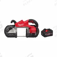 MILWAUKEE Band Saw Kit: 1 Battery, No Charger, 44 7/8 in Blade Lg, 5 in Cutting Lg - Max, Brushless (MPN 2929-20, 48-11-1881). Key specifications — attr1169930: Dual Trigger Not Included.