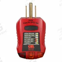 GARDNER BENDER GFCI Receptacle Tester/Circuit Analyzer (MPN GFI-3501). Key specifications — Brand: GARDNER BENDER.
