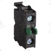 EATON Contact Block: 22 mm Panel Mounting Size, 1NO, Momentary, M22/M22M Series (MPN M22-KC10). Key specifications — Switch Action: Momentary; Terminal Connection Type: Spring Cage Terminals; Brand: EATON; Compatible with Series: M22M.