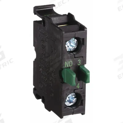 EATON Contact Block: 22 mm Panel Mounting Size, 1NO, Momentary - Contact Blocks