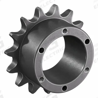 TRITAN Sprocket: For 80 Chain, 15 Teeth, 4.81 in Pitch Dia, 5.3 in Outside Dia - Size 80 Bushed-Bore Roller Chain Sprockets
