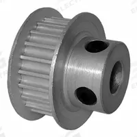 DAYTON Timing Pulley: Curvilinear, Fixed, For 6 mm Belt Wd, 22 Teeth, 3 mm Pitch, Aluminum (MPN 22-3M06-6FA3). Key specifications — Brand: DAYTON; Finish: Clear Anodized; For Belt Series: Powerhouse®.