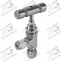HAM-LET Plumbing Needle Valves: Angle Valve Body, 316 Stainless Steel, Integral Bonnet, Let-Lok, Tee (MPN H-300U-SS-L-V-1/4-M-A). Key specifications — For Media: Liquid; Standards: ISO 2006(E); Brand: HAM-LET; Valve Series: H300U; Stem Type: V-Stem; Connection Type - Side 1: Let-Lok; Connection Type - Side 2: Let-Lok; Connection Type: Let-Lok x Let-Lok.