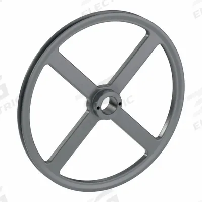 APPROVED VENDOR V-Belt Pulley: AK144, 1 Groove, 14.25 in OD, Bushed Bore - Bushed-Bore Cast-Iron V-Belt Pulleys